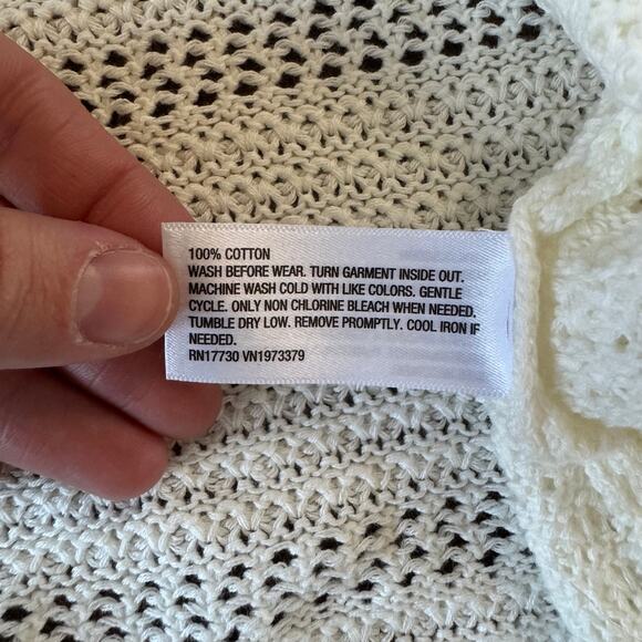 Art Class Girls XL 14 Knit Sweater White  Preppy Feminine NEW - Picture 4 of 5